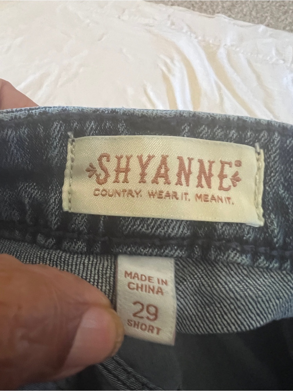 Shyanne 29 Short Bootcut Jeans Dark Wash Western Cowgirl Stretch Denim Ranch - Picture 4 of 7